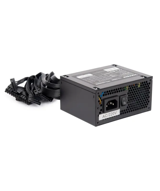 VULTECH ALIMENTATORE MICRO ATX, 500W VENTOLA TERMOREGOLATA, SERIE ESSENCE