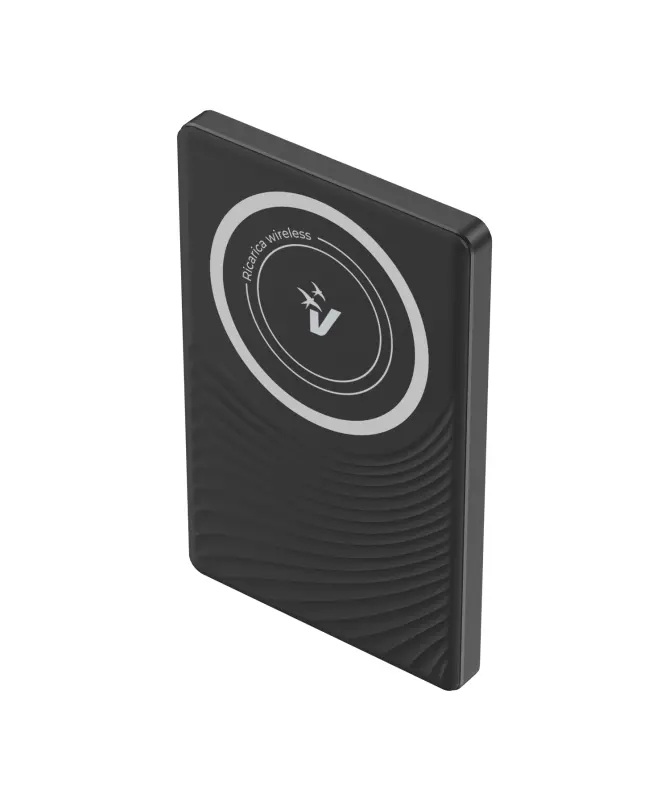 VULTECH POWERBANK MAGSAFE, SCHERMO LCD 5000 MAH TYPE C, RICARICA WIRELESS FINO 15W, PD20W, NERO