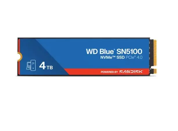 WD Blue SN5100 NVMe SSD 4TB M.2 2280 PCIe 4.0
