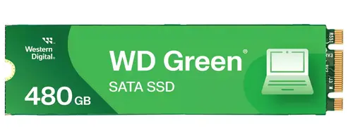 WESTERN DIGITAL SSD GREEN 480GB M.2 SATA III 6GBS