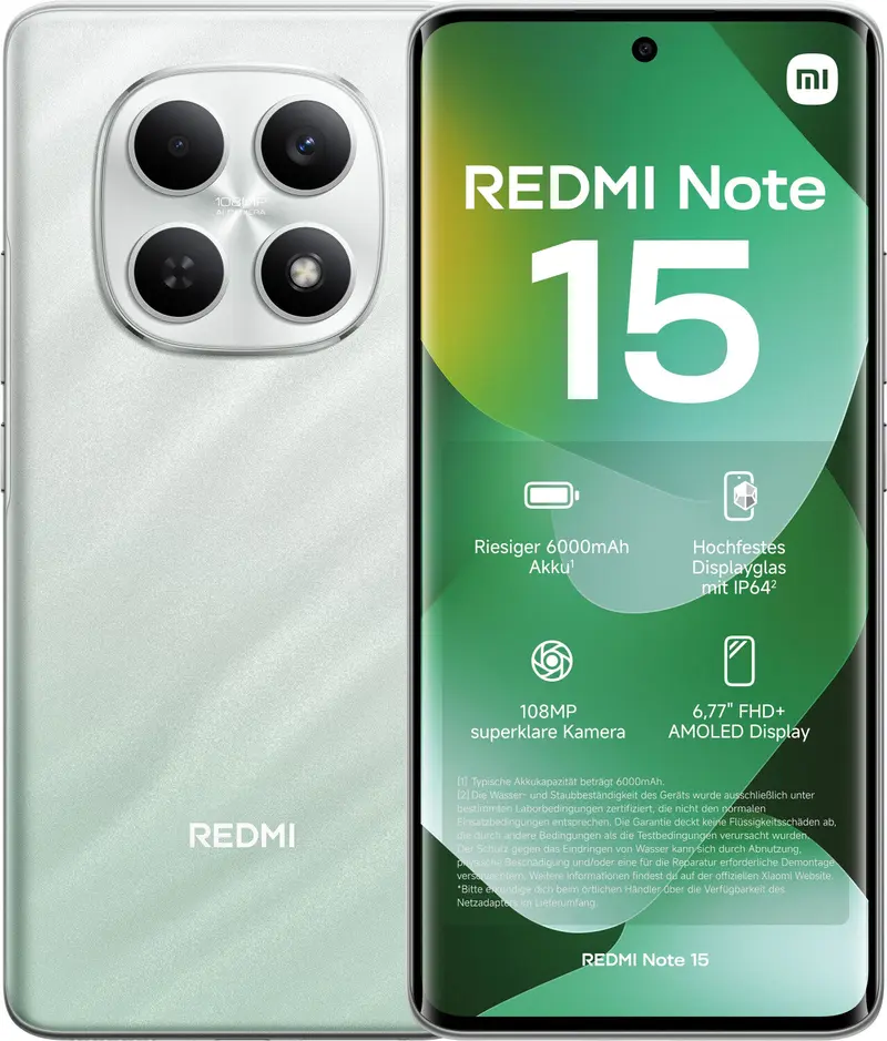 Xiaomi Redmi Note 15 6/128GB Forest Green 6.77" NFC 5G