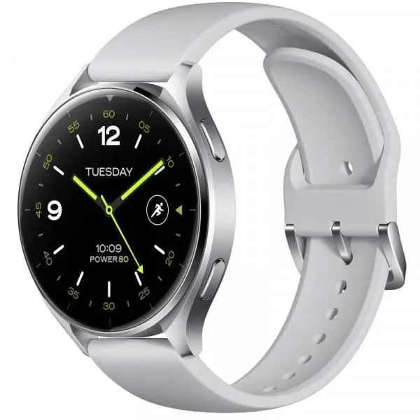 XIAOMI WATCH 2 SLIVER CASE WITH GRAY TPU STRAP BHR8034GL