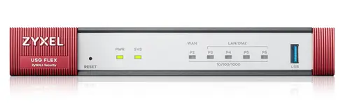 ZYXEL FIREWALL 1P GBE POE 30W 4P GBE 2 GBPS FIREWALL THROUGHPUT. WAN-VPN 20 IPSEC 15 SSL INCL.1Y SEC