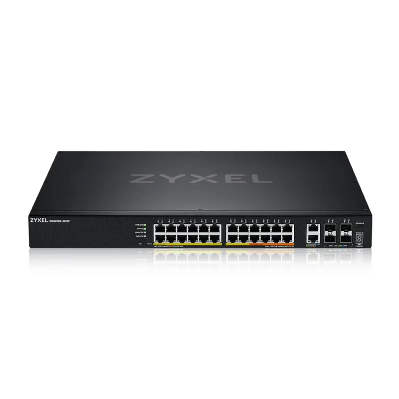 ZYXEL SWITCH MANAGED LAYER 3 LITE, 24X GBPOE , 2X 10GPOE 400W, 4 SFP+, RACK, NFLEX